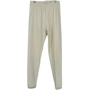 Vintage 80s Women's Tight End White Shiny Shimmer Lycra Spandex Leggings Joggers